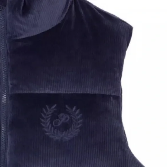 PINK
RIB VELOUR CROP PUFFER VEST - Picture 6 of 7